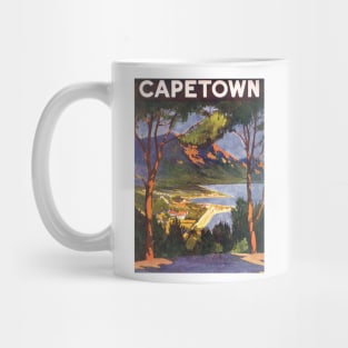 Vintage Africa Travel Poster from Capetown Mug